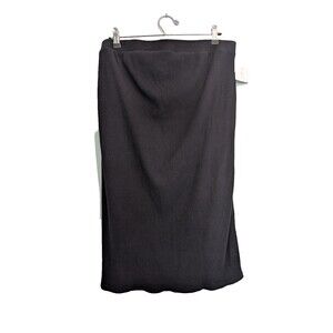 Ingrid & Isabel Maternity Black Midi Skirt Size L